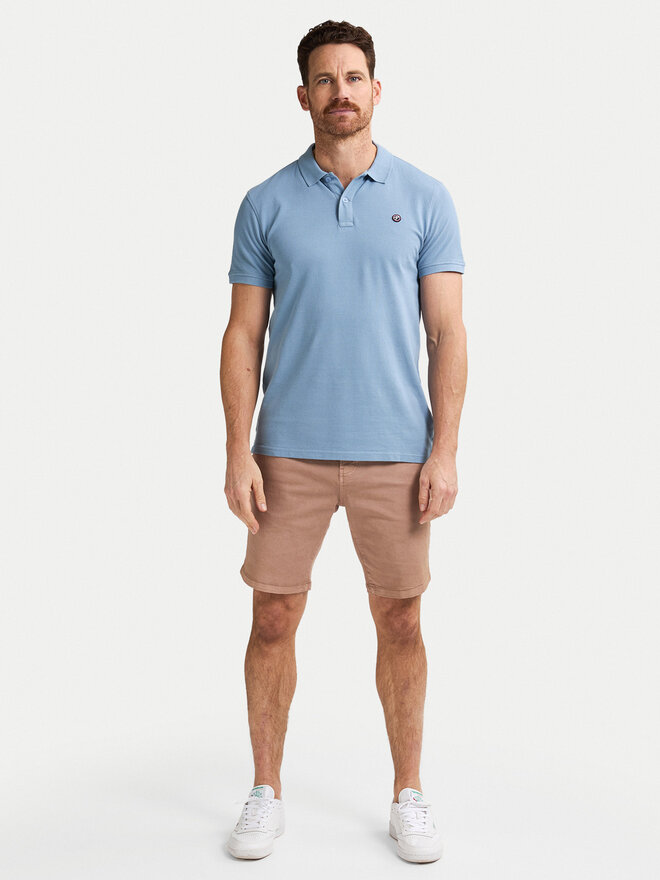 Petrol Industries Petrol Industries Polo M-ROS-POL002 Celeste Regular Fit