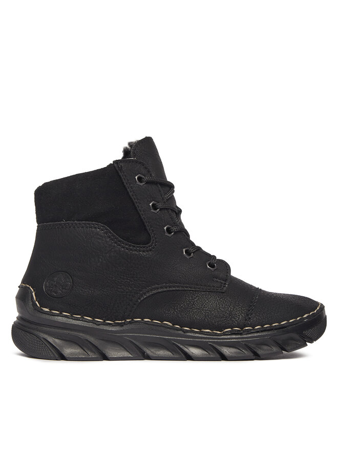 Rieker Schnürschuhe Rieker 55000-00 Schwarz