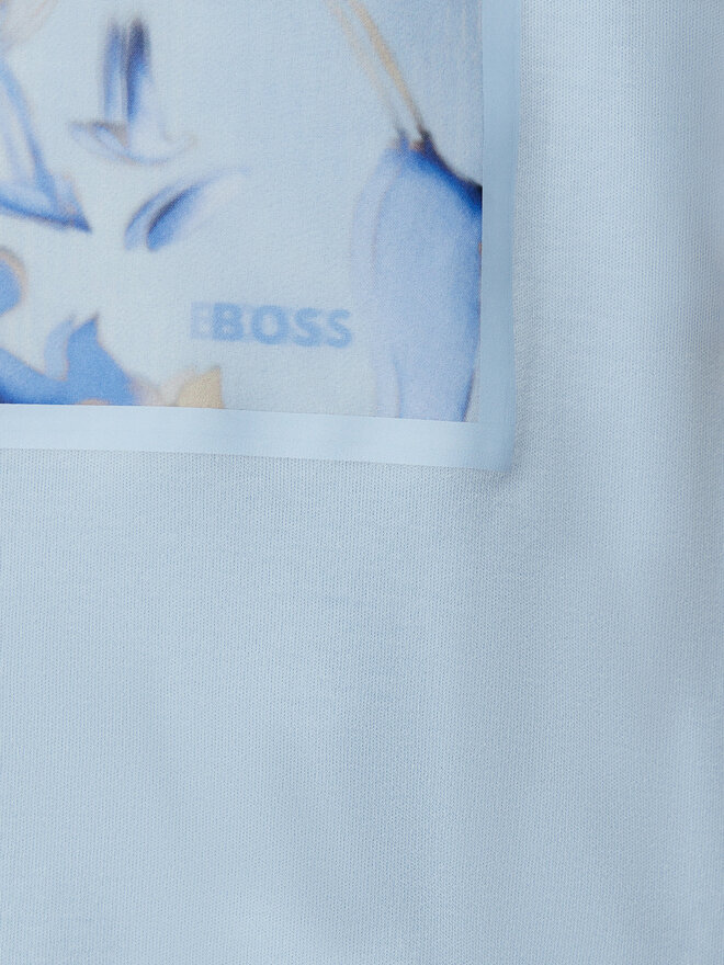 BOSS BOSS T-Shirt 50532093 Blau Relaxed Fit