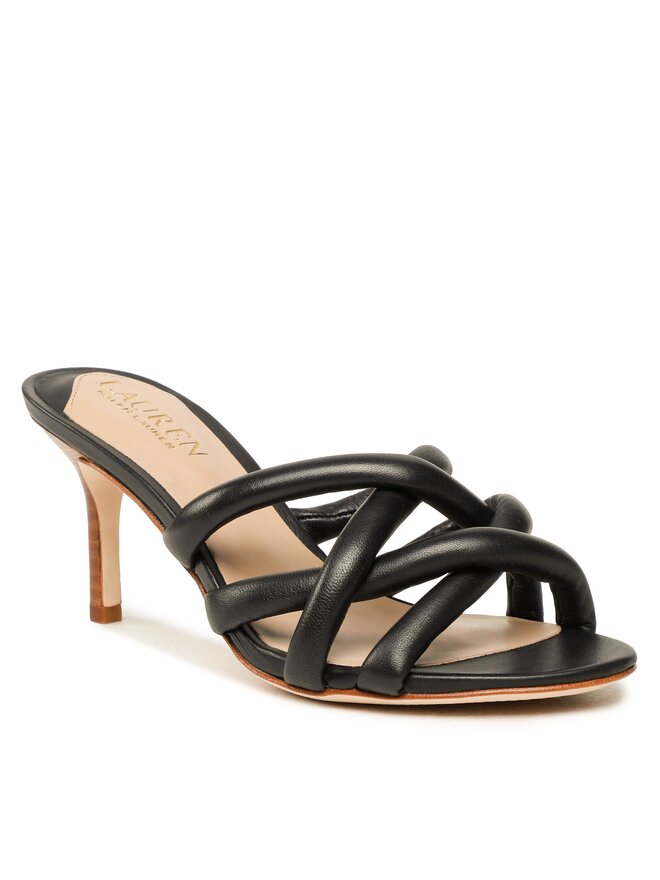 LAUREN RALPH LAUREN Klapki LAUREN RALPH LAUREN Liliana 802891403001 Czarny