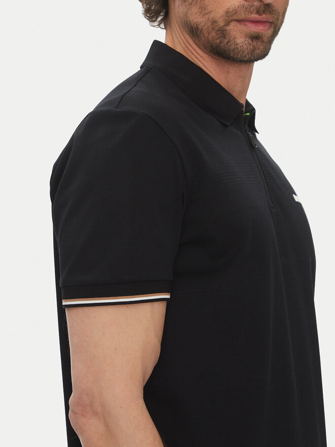 BOSS BOSS Poloshirt Philix Pima 50538177 Schwarz Regular Fit