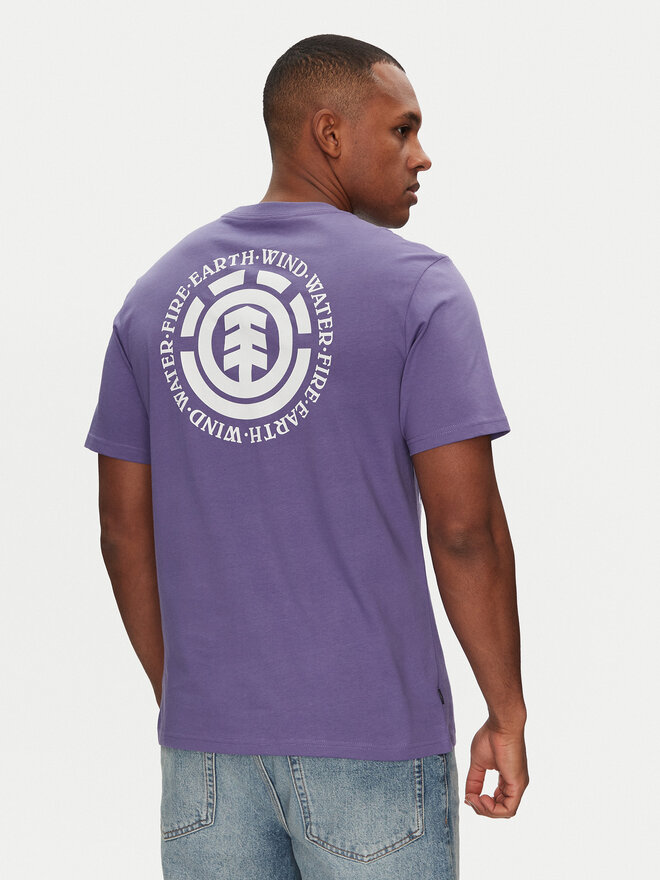 Element Element Camiseta ELYZT00490 Violeta Regular Fit
