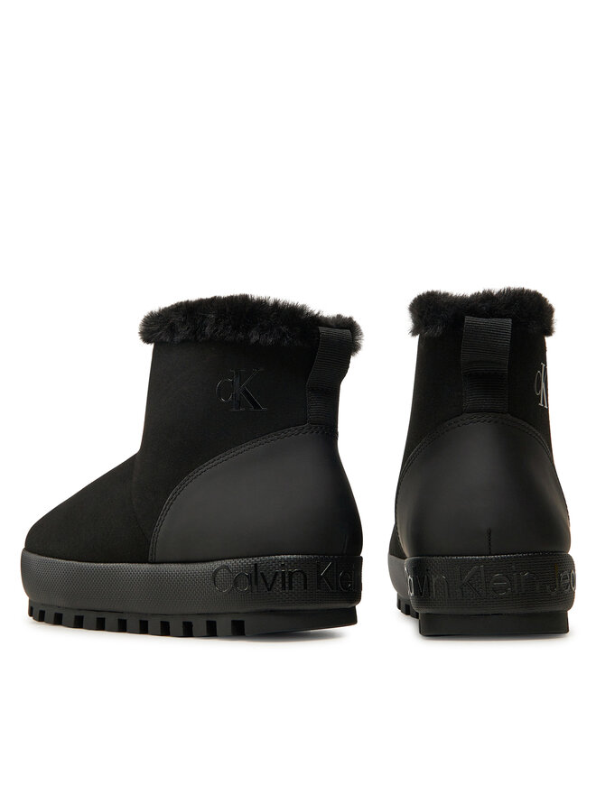 Calvin Klein Jeans Papucs Calvin Klein Jeans Home Anke Slipper YW0YW01592 Fekete