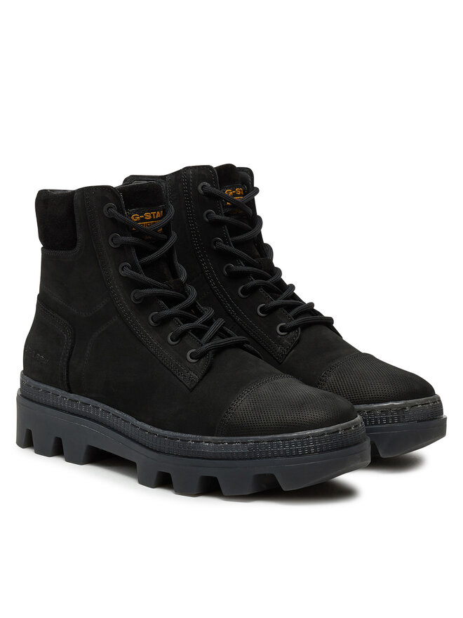 G-Star Raw Μποτάκια G-Star Raw Noxer Boot Mid W D26648 Μαύρο