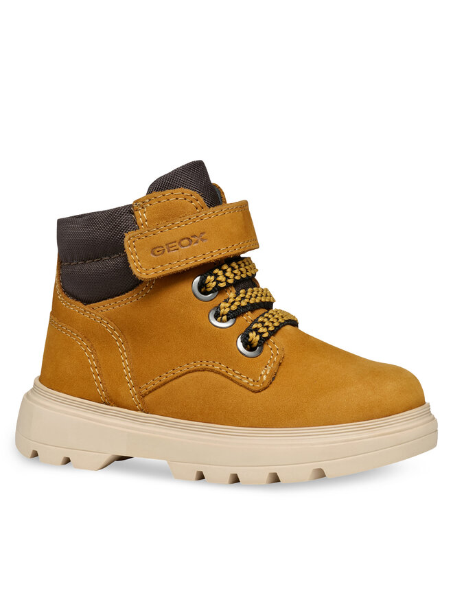 Geox Schnürstiefeletten Geox B Kiddartah Boy B4662E 032FU C2006 M Braun