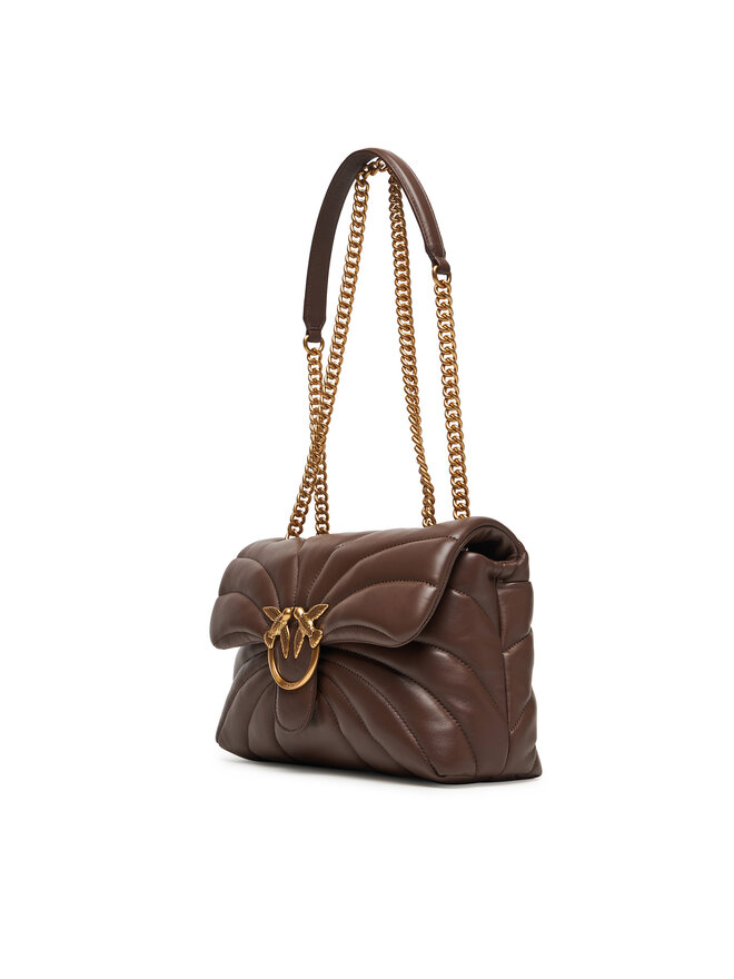 PINKO Ročna torba PINKO Love Puff Classic Cl 100038 A1EX Rjava
