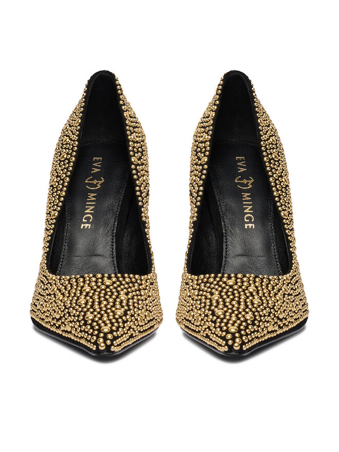 Eva Minge Туфлі на шпильці Eva Minge EO-SIAN-1797-181 Золотий