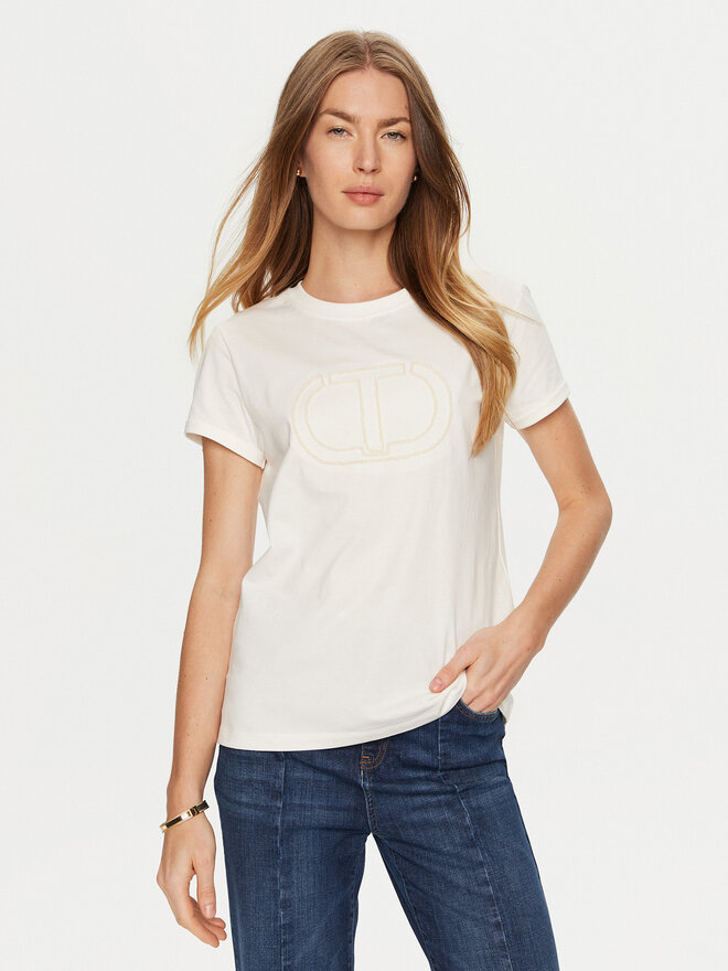 TWINSET TWINSET Camiseta 241TP2212 Blanco Regular Fit