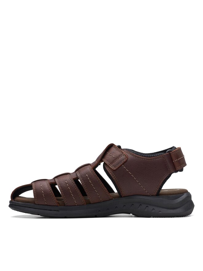 Clarks Sandalen Clarks Walkford Fish 26171794 Braun