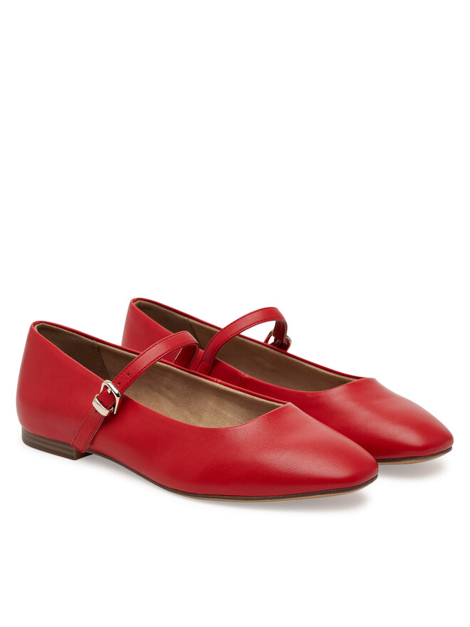 Tamaris Baleriny Tamaris 1-22114-44 Czerwony