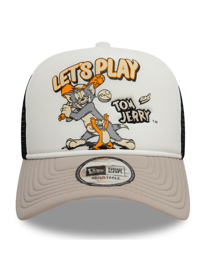 New Era Czapka z daszkiem New Era Tom & Jerry 9Forty 60595268 Biały