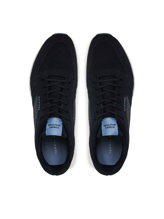 Tommy Hilfiger Sneakersy Tommy Hilfiger Modern Comfort Run Knit FM0FM05524 Tmavomodrá