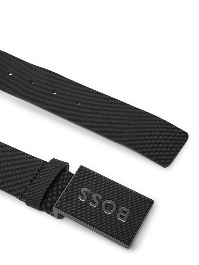 BOSS Чоловічий ремінь Boss Icon S1 50471333 Чорний