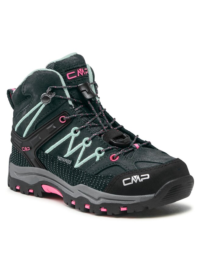 CMP Trekkingschuhe CMP Kids Rigel Mid Trekking Shoe Wp 3Q12944 Schwarz