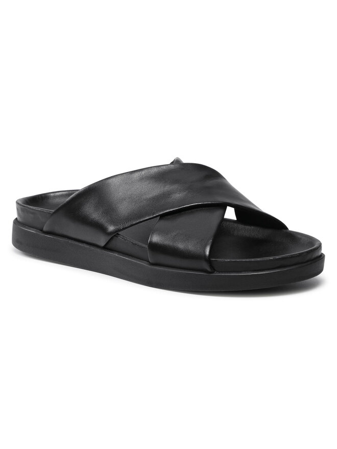 Clarks Pantoletten Clarks Sunder Cross 261479787 Schwarz
