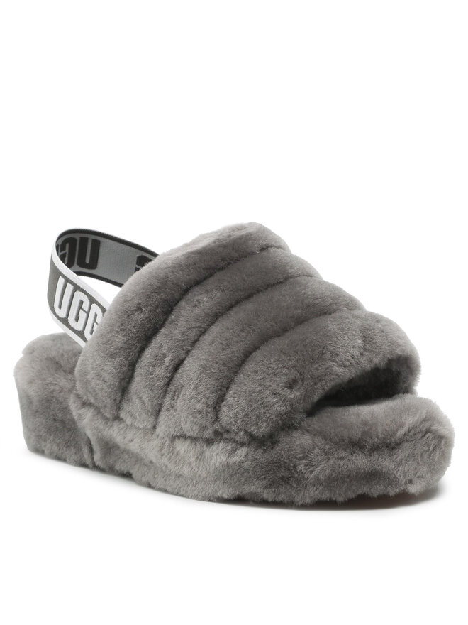 Ugg Hausschuhe Ugg W Fluff Yeah Slide 1095119 Grau