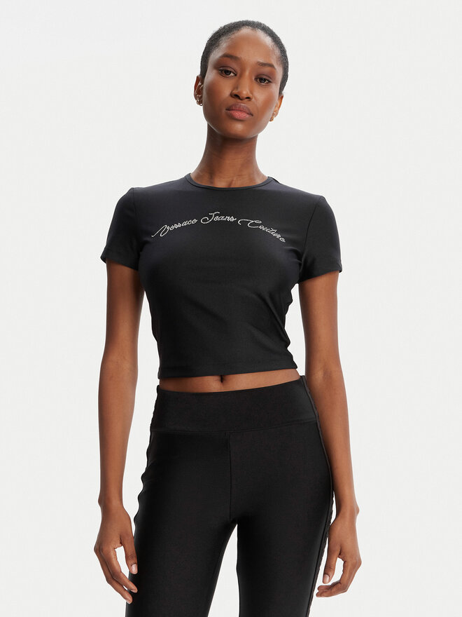 Versace Jeans Couture Versace Jeans Couture Camiseta 79HAH6A2 N0008 Negro Slim Fit