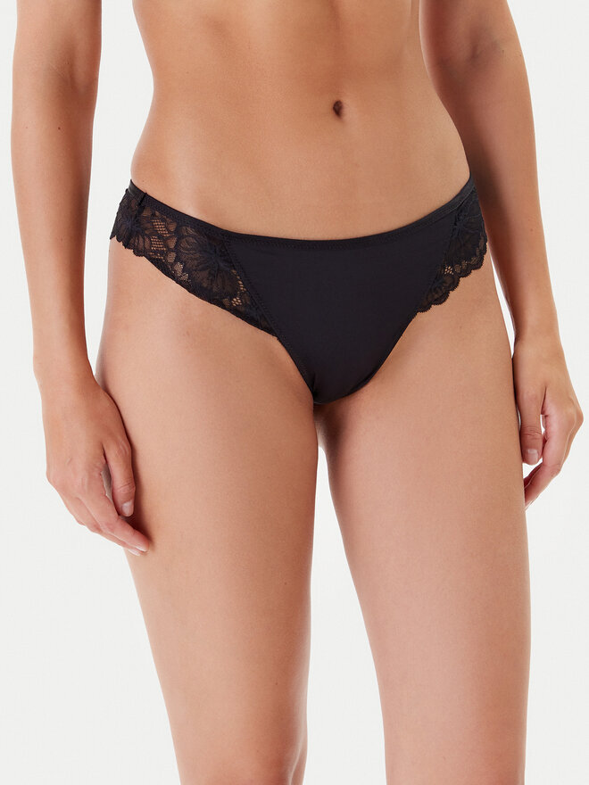 Hunkemöller Hunkemöller Stringtanga Stormi 301620 Schwarz