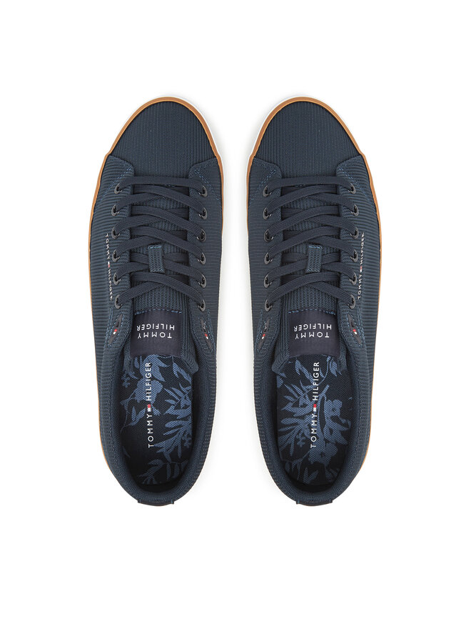 Tommy Hilfiger Tenisice Tommy Hilfiger Th Hi Vulc Core Low Ii Mesh FM0FM05513 Tamnoplava
