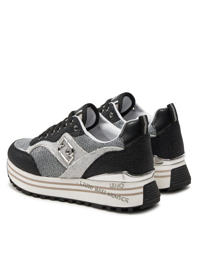 Liu Jo Sneakersy Liu Jo Maxi Wonder 73 BF4007 TX423 Srebrny