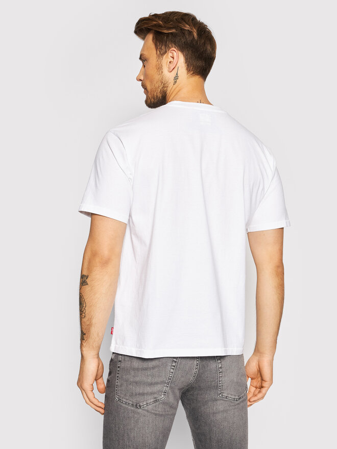 Levi's® Levi's® Marškinėliai Red Tab™ Vintage A0637-0000 Balta Boxy Fit