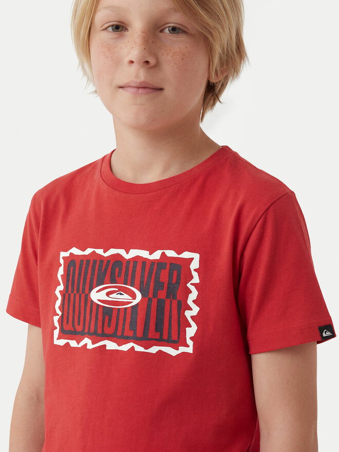 Quiksilver Quiksilver T-Shirt Ev Gotam Foam EQKZT03568 Rot Regular Fit