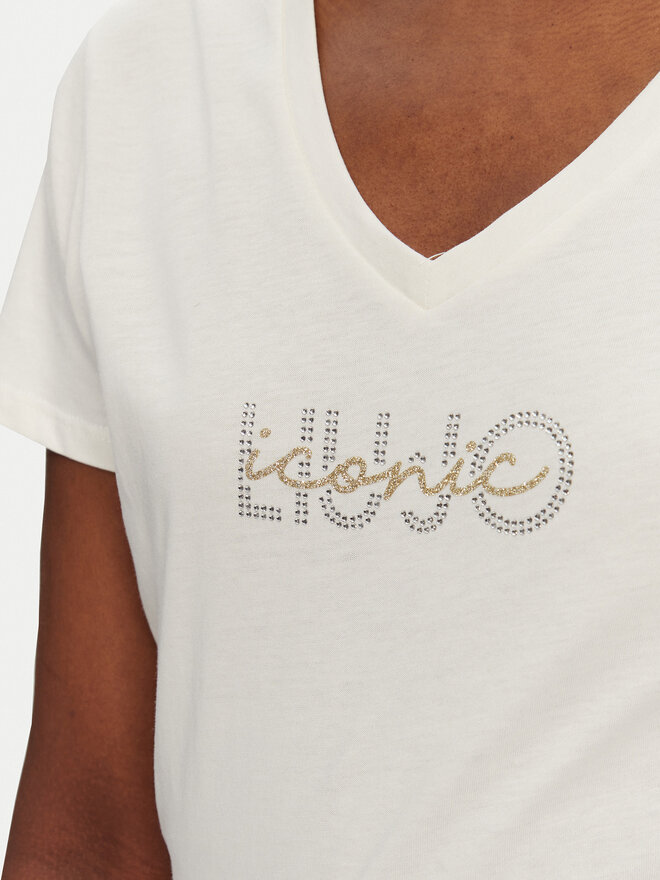 Liu Jo Sport Liu Jo Sport Camiseta TA5179 J6040 Blanco Regular Fit