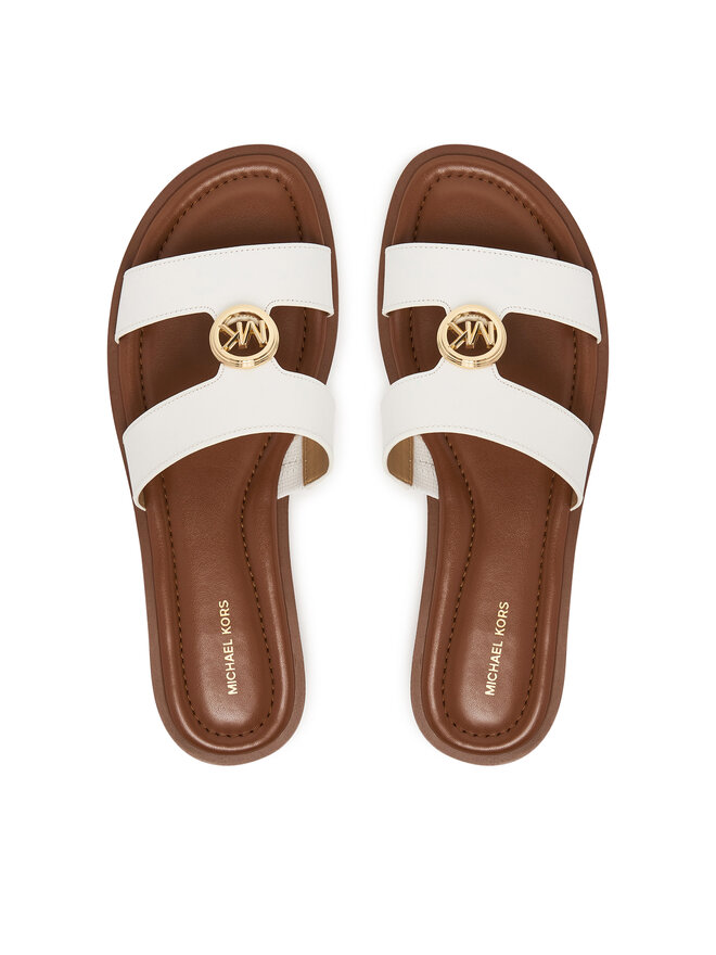 MICHAEL Michael Kors Шльопанці MICHAEL Michael Kors Ering Flat 40S6ERFS2L Білий