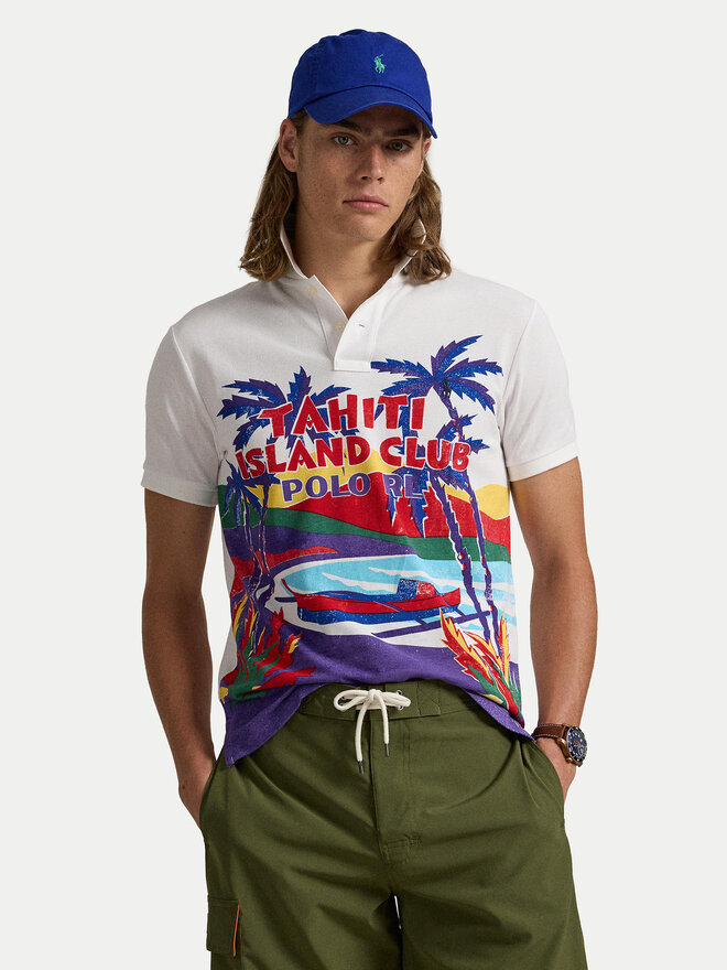 Polo Ralph Lauren Polo Ralph Lauren Poloshirt 710958934001 Weiß Custom Slim Fit