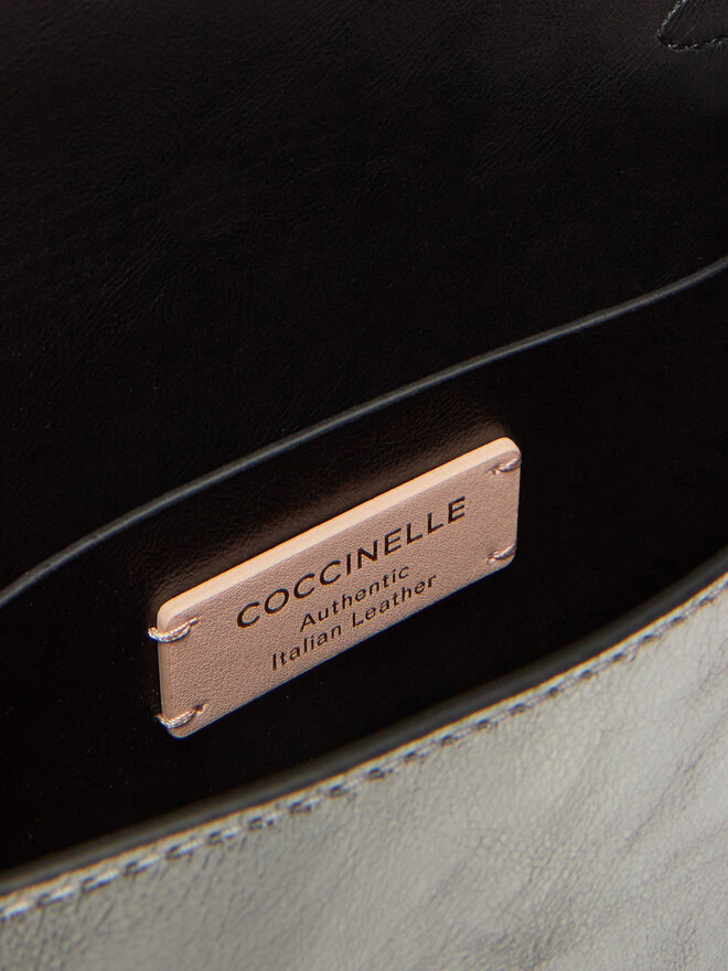 Coccinelle Τσάντα Coccinelle S3H Arlettis Smooth Metal E1 S3H 19 03 01 Ασημί