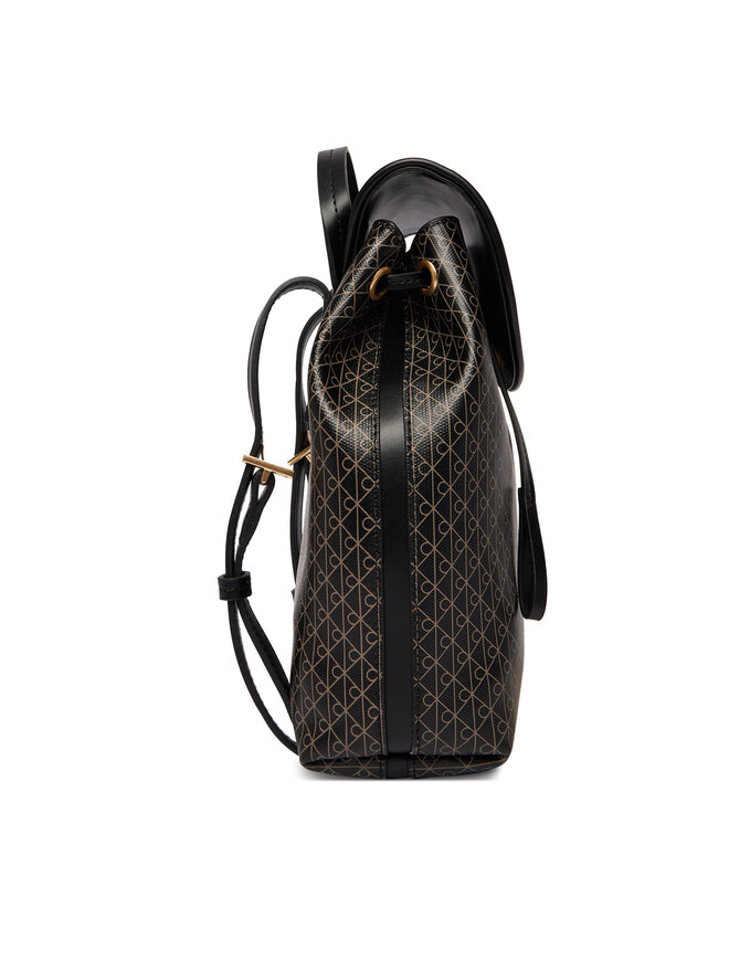Calvin Klein Rucksack Calvin Klein Emblem Aop Mini Backpack LV04F3507G Schwarz