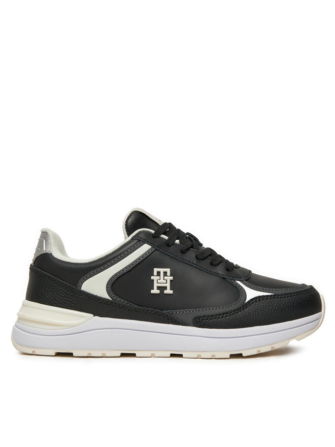 Tommy Hilfiger Sneakersy Tommy Hilfiger Casual Fashion Runner FW0FW08325 Czarny