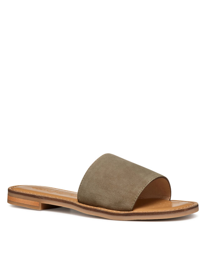 Geox Natikače Geox D Maddalusiac D55YML 00021 C3016 Kaki