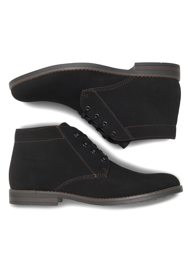 Lanetti Botines planos Lanetti MYL8489-1 Negro