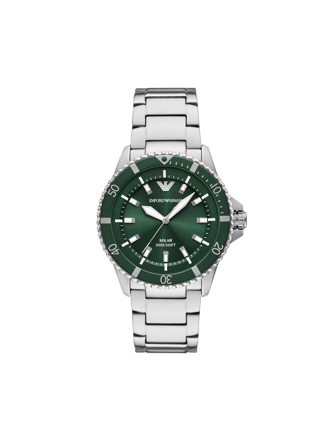 Emporio Armani Годинник Emporio Armani World Explorer AR11698 Срібний