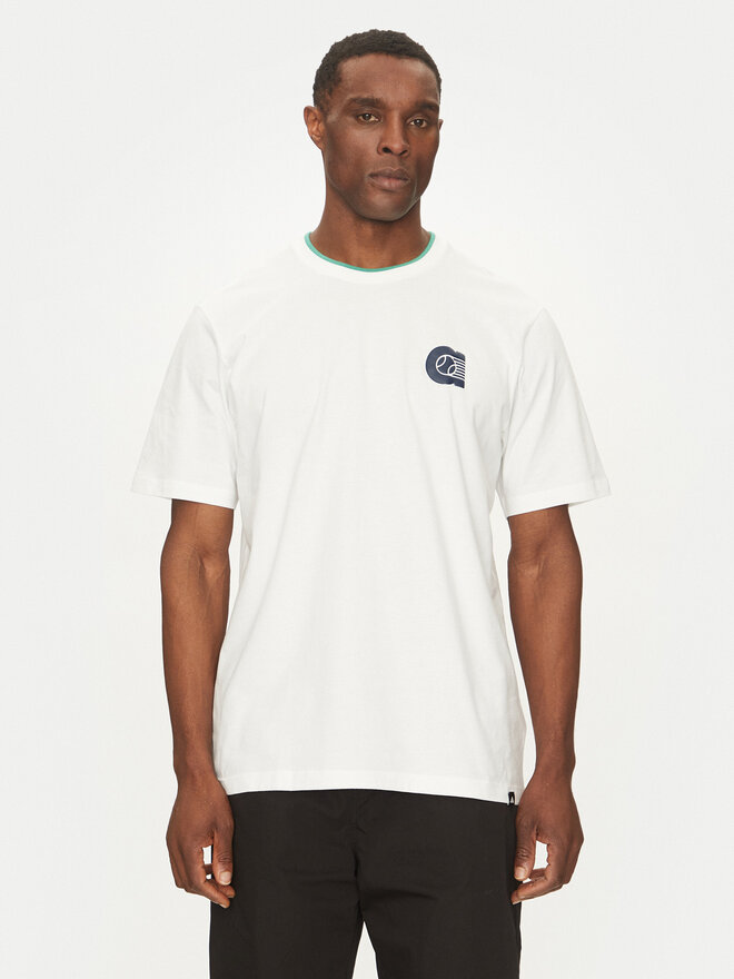 adidas adidas Marškinėliai Summer Prep Graphic JI9414 Balta Regular Fit