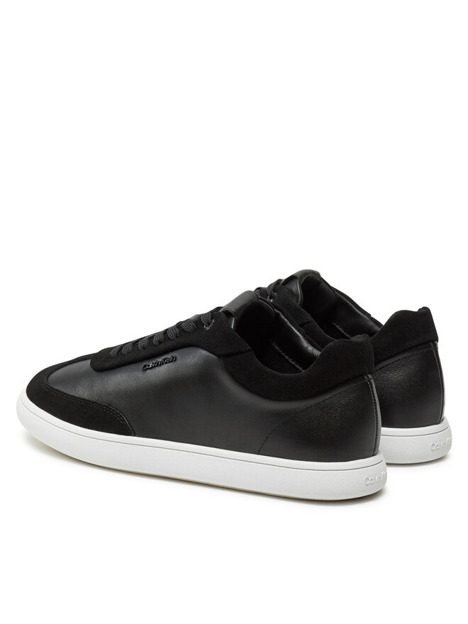 Calvin Klein Superge Calvin Klein Cupsole Lace Up - Lth Sue Mix HW0HW02435 Črna