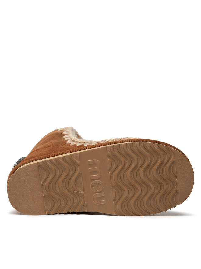 Mou Čizme za snijeg Mou Eskimo 18 Glitter Logo MU.FW101050A Smeđa