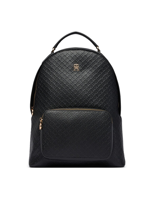 Tommy Hilfiger Rucksack Tommy Hilfiger Th Daily Backpack Mono AW0AW18852 Schwarz