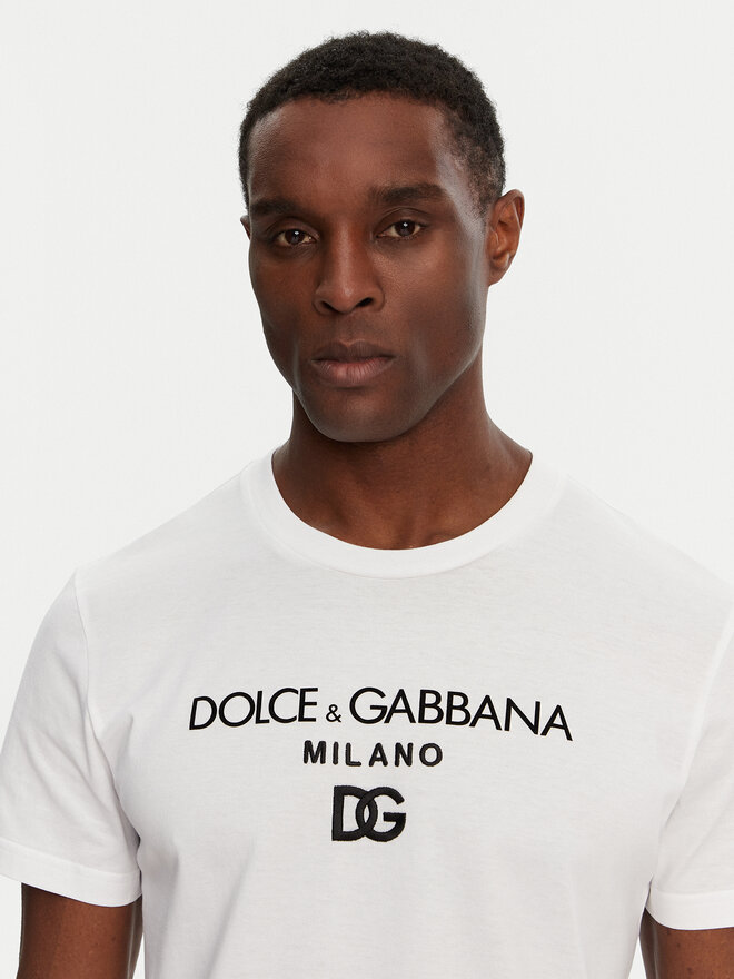 Dolce&Gabbana Dolce&Gabbana T-Shirt G8PD7Z G7B9X Λευκό Regular Fit