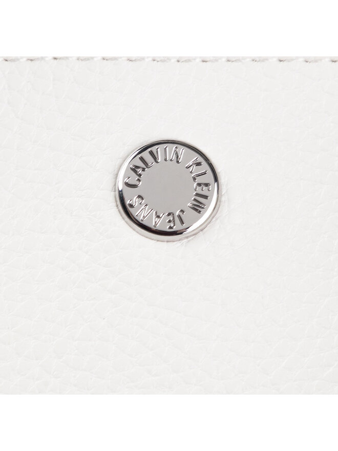 Bolso Calvin Klein Jeans Ckj Banner Ew Shopper K60K606141 Blanco zapatos.es
