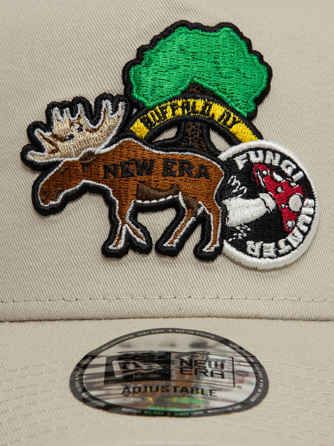 New Era Czapka z daszkiem New Era Outdoor Patch 9FORTY A-Frame 60595297 Beżowy