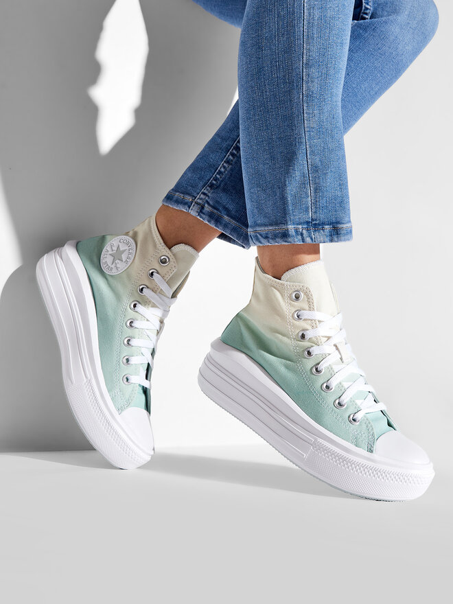 Converse Кецове Converse Ctas Move Hi 572898C Зелен