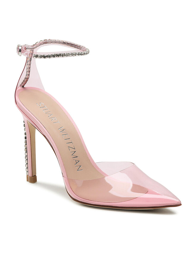 Stuart Weitzman Sandale Stuart Weitzman Stuart Glam 100 Strappm SC002 Transparent