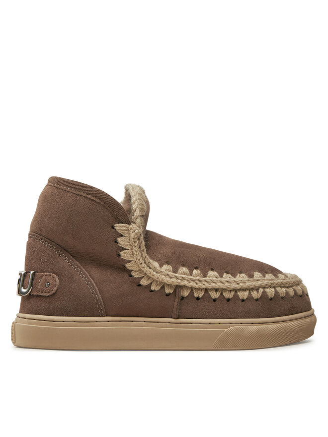 Mou Śniegowce Mou Eskimo Sneaker Big Metal Logo FW111008A Brązowy
