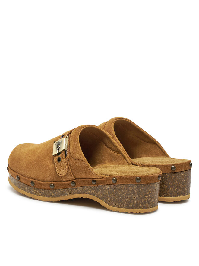 Scholl Natikači Scholl Pescura Clog 50 Cork F31632 1175 380 Rjava