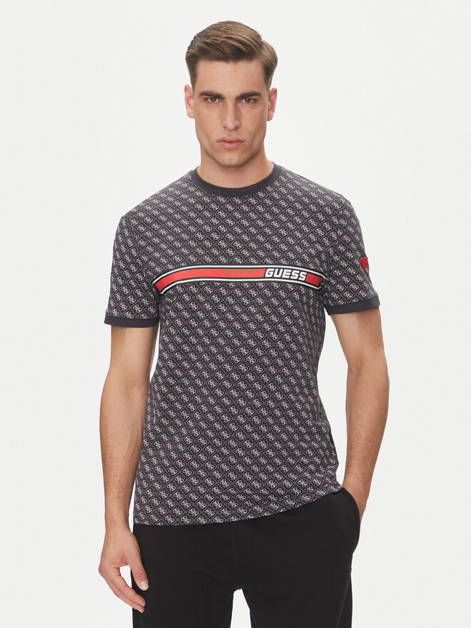 Guess Guess T-Shirt Jamey Z2BI09 J1314 Μαύρο Regular Fit