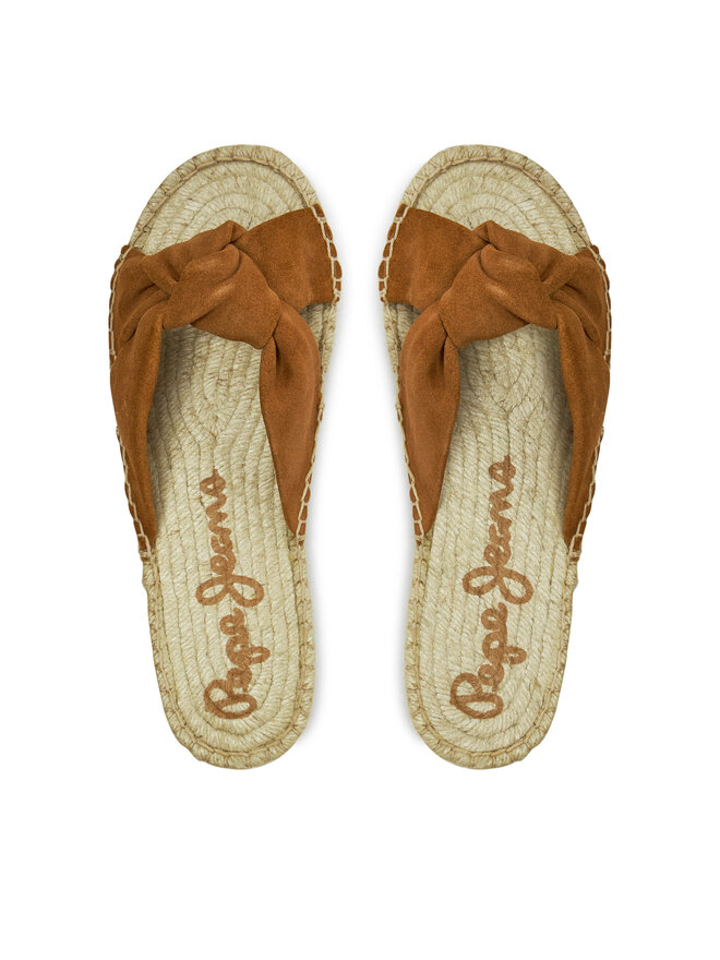 Pepe Jeans Espadrilles Pepe Jeans Siva Knot PLS90664 Braun