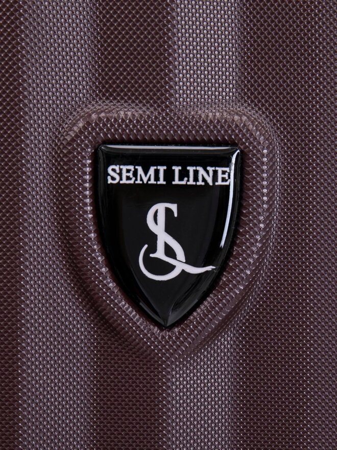 Semi Line Kovček za kabino Semi Line T5856-1 Rjava