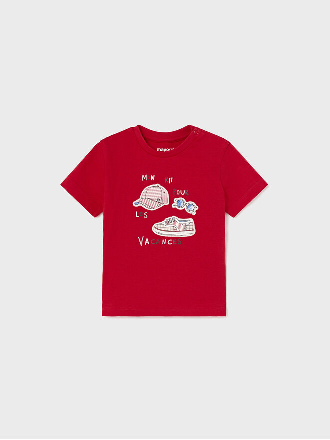 Mayoral Mayoral T-shirt 1025 Crvena Regular Fit